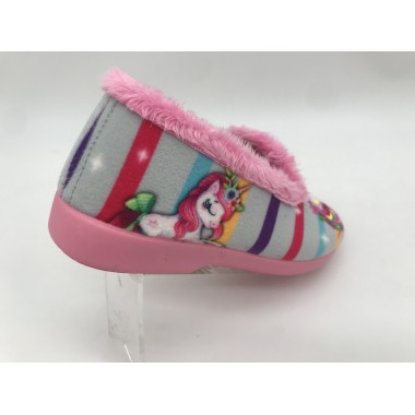 ZAPATILLA ALCALDE UNICORNIO GRIS