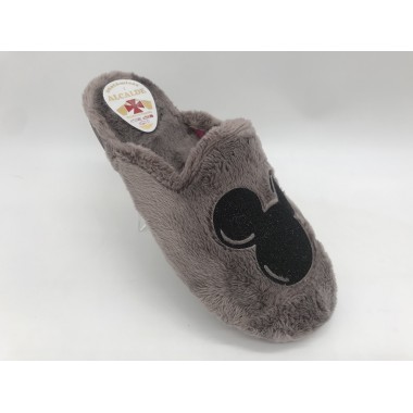ZAPATILLA ALCALDE MICKEY GRIS