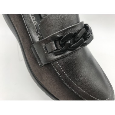 MOCASIN  AMARPIES  CADENA PLOMO