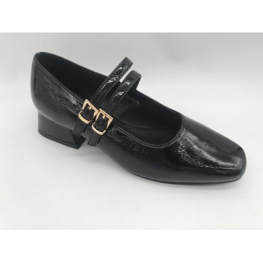 ZAPATO  D´ANGELA CHAROL NEGRO