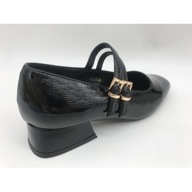 ZAPATO  D´ANGELA CHAROL NEGRO