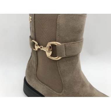 BOTIN ETIKA HEBILLA TAUPE
