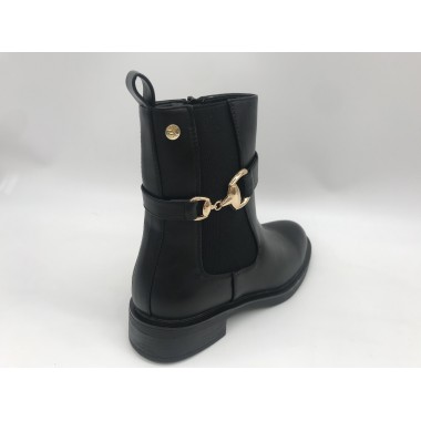 BOTIN ETIKA HEBILLA NEGRO