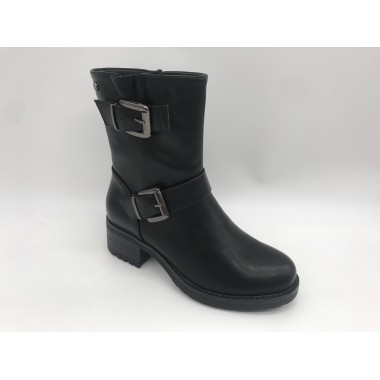 BOTIN ETIKA HEBILLA NEGRO