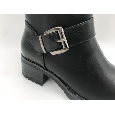 BOTIN ETIKA HEBILLA NEGRO