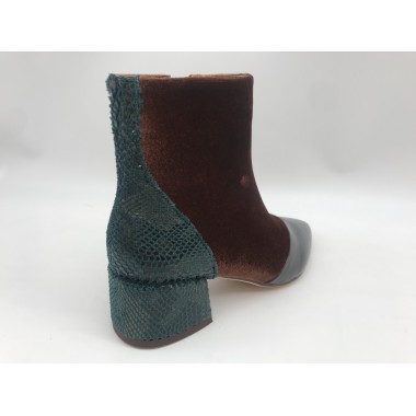 BOTIN AZAREY SERPIENTE MARRON