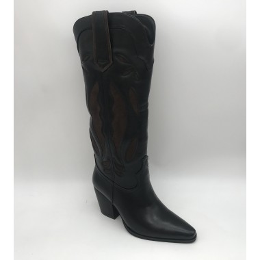 BOTA  AZAREY COWBOY NEGRO