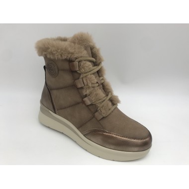 BOTIN AMARPIES PELO TAUPE
