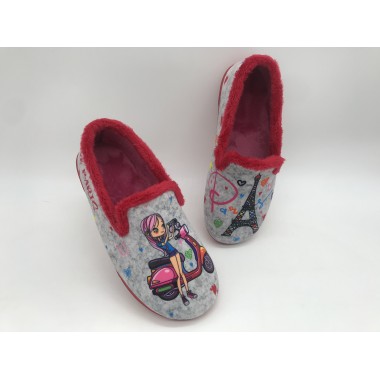ZAPATILLA ALCALDE PARIS ROJO