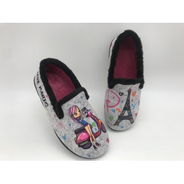 ZAPATILLA ALCALDE PARIS NEGRO