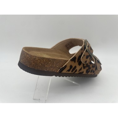 SANDALIA ETIKA HEBILLAS LEOPARDO