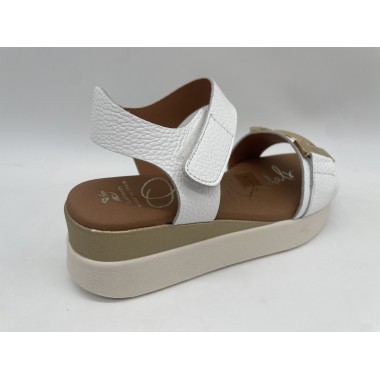 SANDALIA OH!! MY SANDALS PLATAFORMA  HEBILLA BLANCO