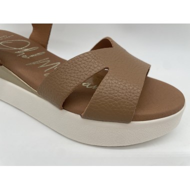 SANDALIA OH!! MY SANDALS CRUZADA TAUPE