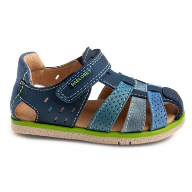 SANDALIA PABLOSKY NOBUCK NAVY
