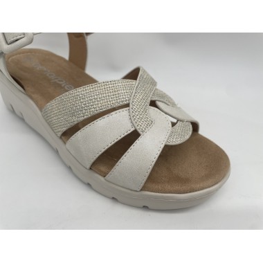 SANDALIA AMARPIES CRUZADA HIELO