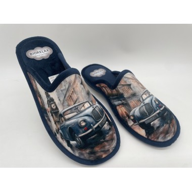 ZAPATILLA BIORELAX COCHE MARINO