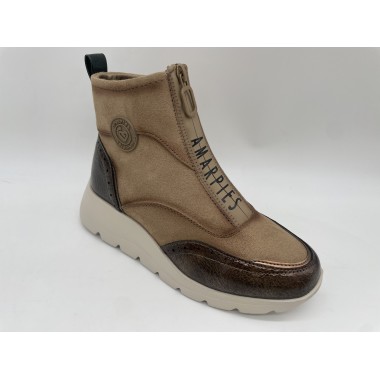 BOTIN  AMARPIES CREMALLERA TAUPE