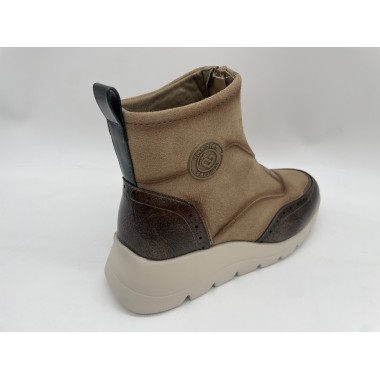 BOTIN  AMARPIES CREMALLERA TAUPE