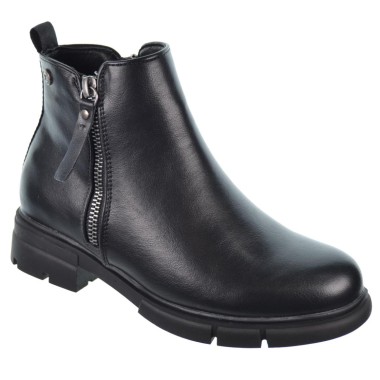 BOTIN XTI CREMALLERA NEGRO