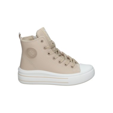 BOTA XTI PLAT. CORDONES BEIG