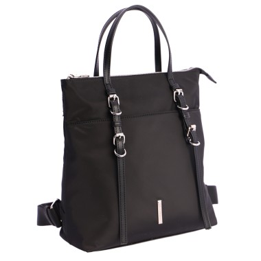 MOCHILA D.ALGODON NEGRO