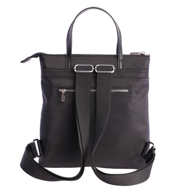 MOCHILA D.ALGODON NEGRO