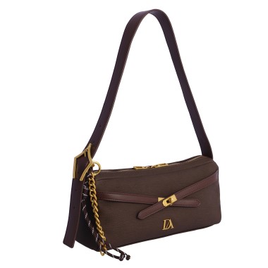BOLSO D. ALGODON MARRON