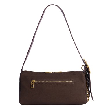 BOLSO D. ALGODON MARRON