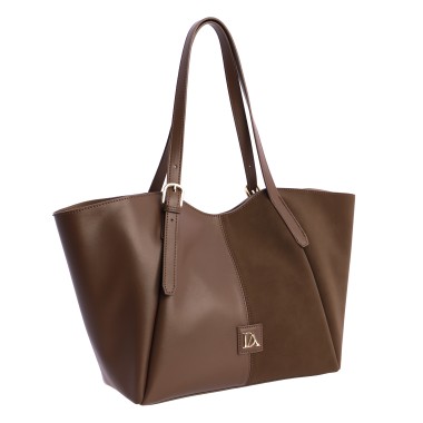 BOLSO D. ALGODON MARRON