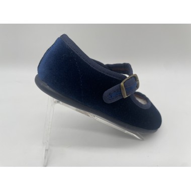 MERCEDES CHUCHES TERCIOPELO MARINO