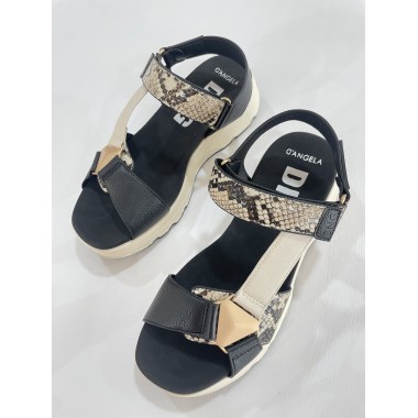 SANDALIA D´ANGELA CALIFORNIANA NEGRO