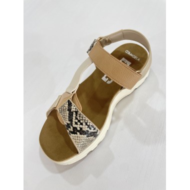 SANDALIA D´ANGELA CALIFORNIANA BEIG