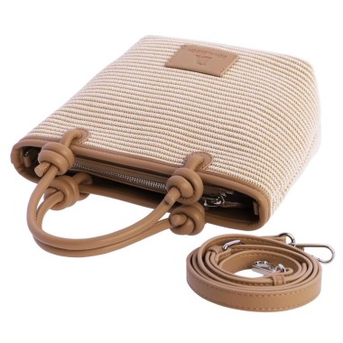 BOLSO D. ALGODON BEIGE