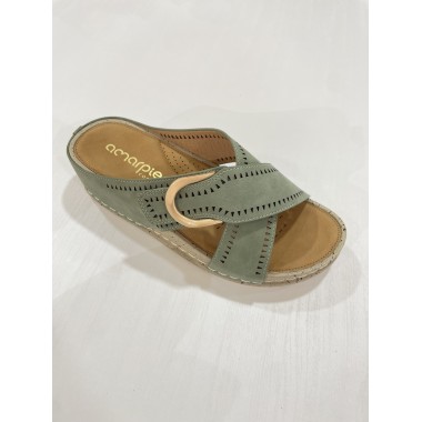 ZUECO AMARPIES CRUZADO KAKI