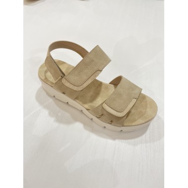 SANDALIA AMARPIES VELCRO BEIG