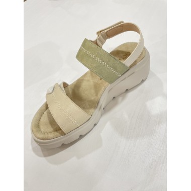 SANDALIA AMARPIES VELCRO KAKI