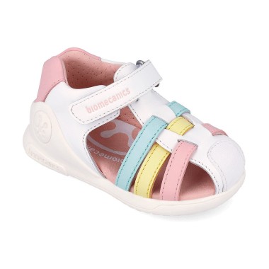 SANDALIA BIOMECANICS BLANCO-VAINILLA