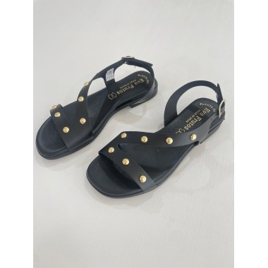 SANDALIA EVA F. TACHAS NEGRO