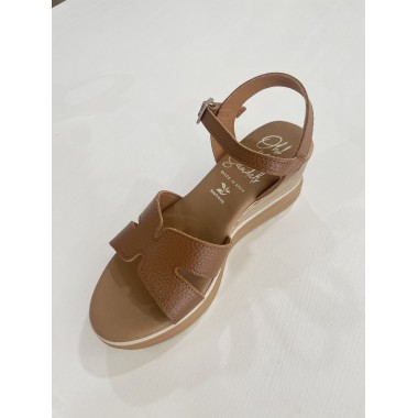 SANDALIA OH!! MY SANDALS CUÑA ROBLE