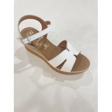 SANDALIA OH!! MY SANDALS CUÑA BLANCO