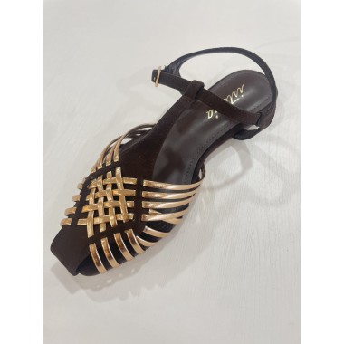 CANGREJERA ISTERIA MARRON-BRONCE