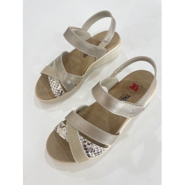 SANDALIA 30´S PRINT ORO