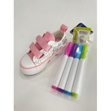 DEPORTIVA BEPPI PINTURA ROSA