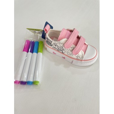 DEPORTIVA BEPPI PINTURA ROSA