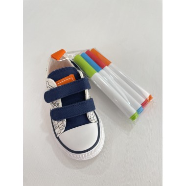 DEPORTIVA BEPPI PINTURA MARINO