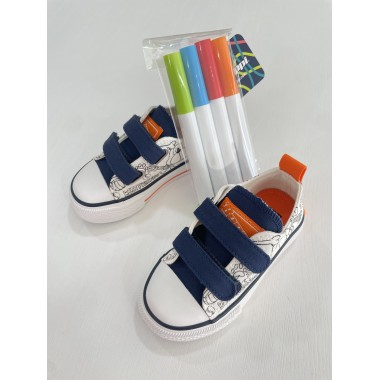 DEPORTIVA BEPPI PINTURA MARINO