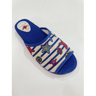 ZAPATILLA ALCALDE ESTRELLAS AZULON