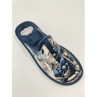 ZAPATILLA BIORELAX MOTO MARINO