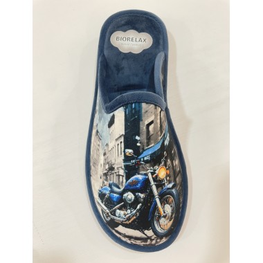 ZAPATILLA BIORELAX MOTO MARINO