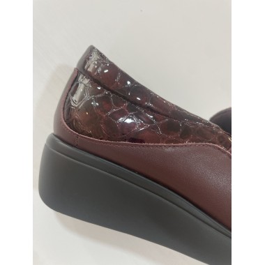 ZAPATO 30´S CUÑA BURDEOS